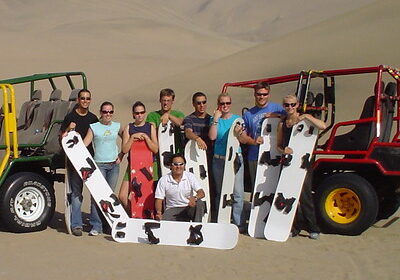 Sandboard en el desierto del Sahara