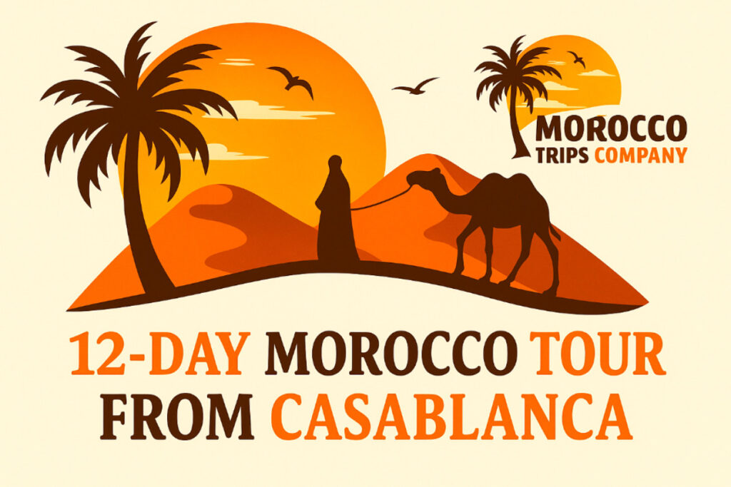 12 day tour from Casablanca 2026 Join our 12 day tour from Casablanca