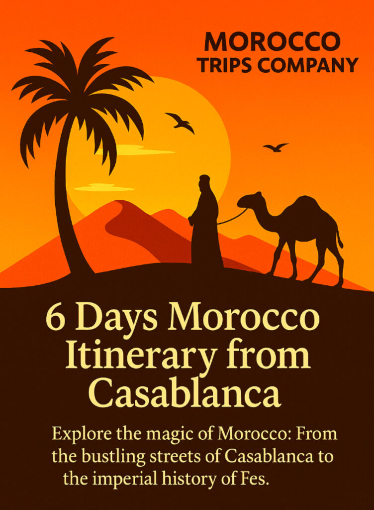 6 Days Morocco itinerary from Casablanca 2026